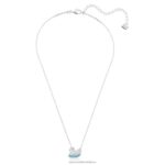 ikonický prívesok labuť labuť, modrá, rhodiovaná B8ZNT198 Swarovski šperky - Image 3