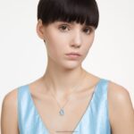 ikonický prívesok labuť labuť, modrá, rhodiovaná B8ZNT282 Swarovski šperky - Image 2