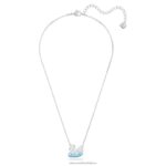 ikonický prívesok labuť labuť, modrá, rhodiovaná B8ZNT305 Swarovski šperky - Image 3