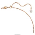 ikonický prívesok labuť labuť, ružové, pozlátené ružovým zlatom B8ZNT240 Swarovski šperky - Image 3