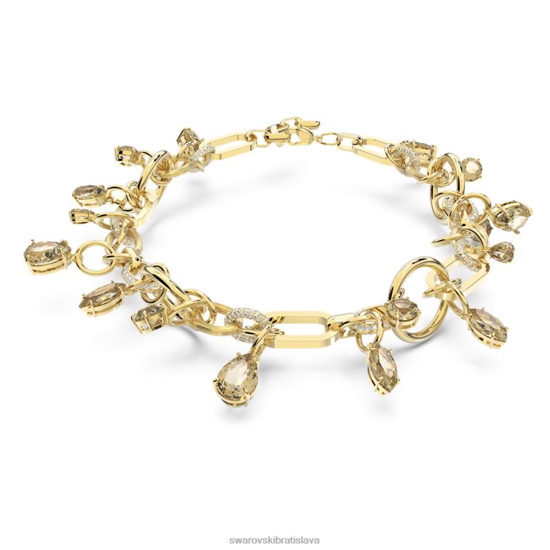 imber_nahrdelnik_hneda_pozlatena_b8znt97_swarovski_sperky.jpg imber náhrdelník hnedá, pozlátená B8ZNT97 Swarovski šperky - Image 1