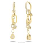 Imberové visiace náušnice hnedá, pozlátená B8ZNT861 Swarovski šperky - Image 3