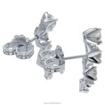 intímne manžety na uši 14k biele zlato B8ZNT960 Swarovski šperky - Image 5