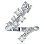 intímny krúžok 14k biele zlato B8ZNT989 Swarovski šperky