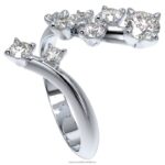 intímny krúžok 14k biele zlato B8ZNT989 Swarovski šperky - Image 5