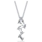intímny prívesok 14k biele zlato B8ZNT188 Swarovski šperky - Image 4