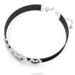 jeden choker srdce (3), biele, rhodiované B8ZNT352 Swarovski šperky - Image 3