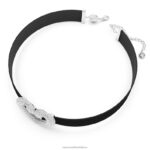 jeden choker srdce, biele, rhodiované B8ZNT354 Swarovski šperky - Image 3