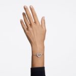 jeden náramok srdce, biele, rhodiované B8ZNT512 Swarovski šperky - Image 2