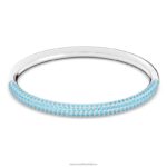 kamenný náramok modrá, nehrdzavejúca oceľ B8ZNT615 Swarovski šperky