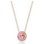 kamenný prívesok ružové, pozlátené ružovým zlatom B8ZNT316 Swarovski šperky - Image 4