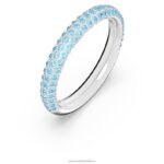 kamenný prsteň modrá, rhodiovaná B8ZNT1018 Swarovski šperky - Image 3