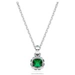 kamienkový prívesok hranatý výbrus májová, zelená, rhodiovaná B8ZNT172 Swarovski šperky - Image 4