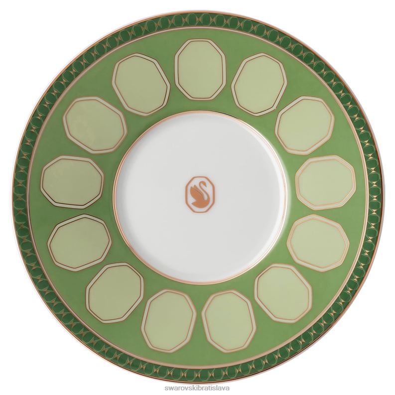 kávová šálka signum s podšálkou porcelán, zelená B8ZNT1729 Swarovski dekorácie - Image 5