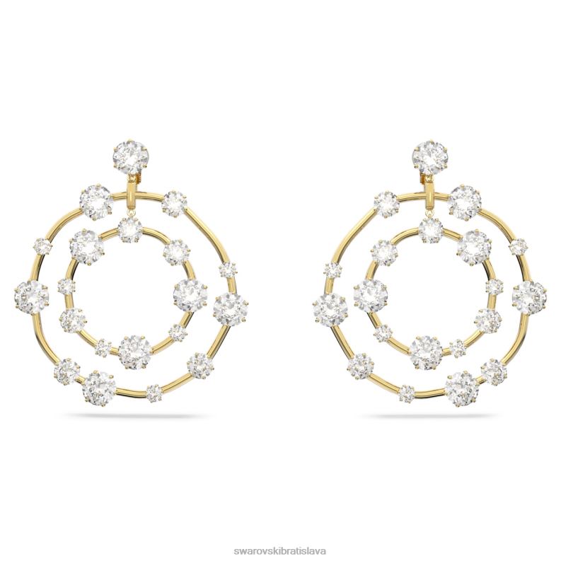 klipsove_nausnice_constella_okruhly_vybrus_biely_pozlateny_b8znt894_swarovski_sperky.jpg klipsové náušnice constella okrúhly výbrus, biely, pozlátený B8ZNT894 Swarovski šperky - Image 1