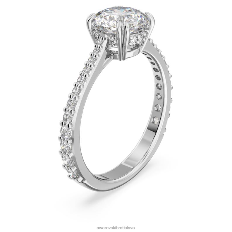 koktailový prsteň constella princes cut, dlažba, biela, rhodiovaná B8ZNT987 Swarovski šperky - Image 3