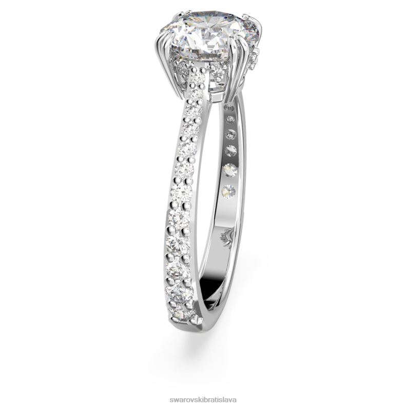 koktailový prsteň constella princes cut, dlažba, biela, rhodiovaná B8ZNT987 Swarovski šperky - Image 4