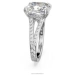 koktailový prsteň constella štvorcový rez, dlažba, biela, rhodiovaná B8ZNT1031 Swarovski šperky - Image 4