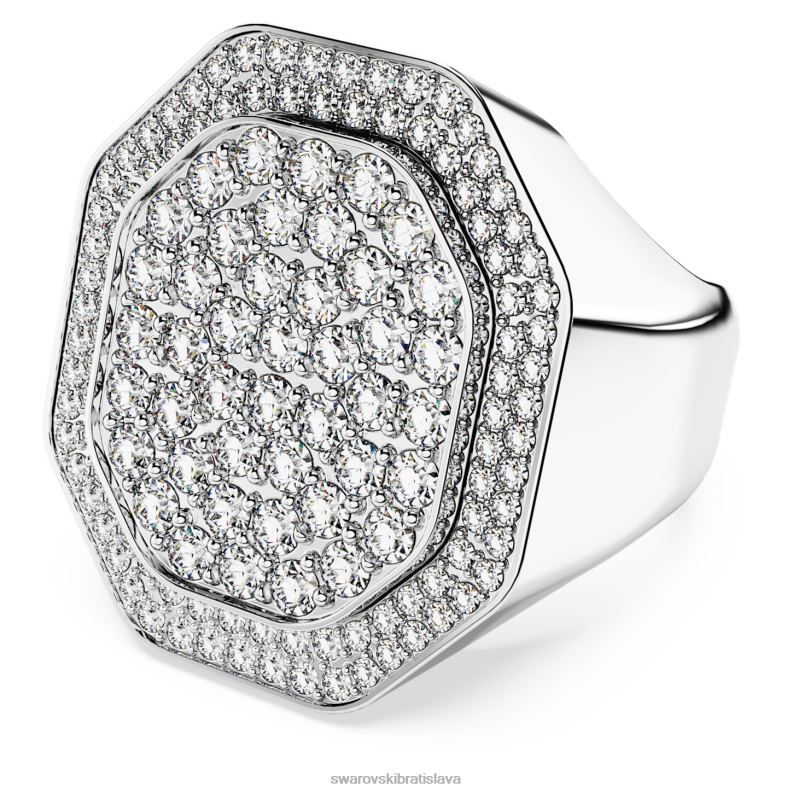 koktailovy_prsten_dextera_tvar_osemuholnika_biela_rhodiovana_b8znt1027_swarovski_sperky.jpg koktailový prsteň dextera tvar osemuholníka, biela, rhodiovaná B8ZNT1027 Swarovski šperky - Image 1