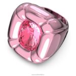 koktailový prsteň dulcis vankúšový strih, ružová B8ZNT1048 Swarovski šperky