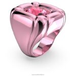 koktailový prsteň dulcis vankúšový strih, ružová B8ZNT1048 Swarovski šperky - Image 3