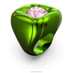 koktailový prsteň dulcis vankúšový strih, zelená B8ZNT1046 Swarovski šperky - Image 3