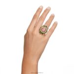 koktailový prsteň idyllia korytnačka, viacfarebná, pozlátená B8ZNT1024 Swarovski šperky - Image 2