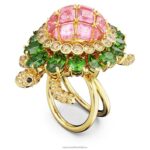 koktailový prsteň idyllia korytnačka, viacfarebná, pozlátená B8ZNT1024 Swarovski šperky - Image 3