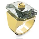 koktailový prsteň numina osemhranný výbrus, sivý, pozlátený B8ZNT1086 Swarovski šperky - Image 3