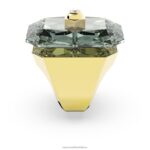 koktailový prsteň numina osemhranný výbrus, sivý, pozlátený B8ZNT1086 Swarovski šperky - Image 4
