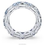 koktailový prsteň ortyx trojuholníkový strih, modrá, rhodiovaná B8ZNT1045 Swarovski šperky - Image 5