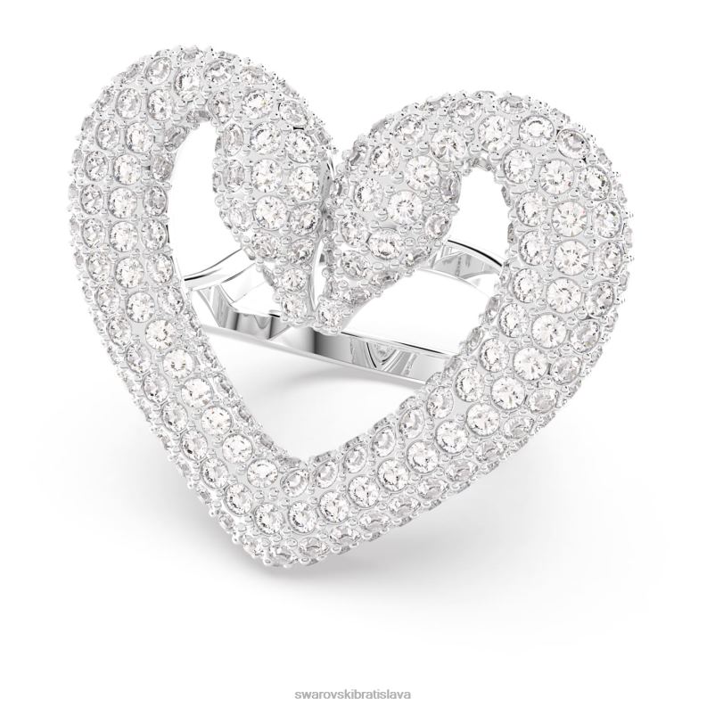 koktailovy_prsten_srdce_biele_rhodiovane_b8znt1069_swarovski_sperky.jpg koktailový prsteň srdce, biele, rhodiované B8ZNT1069 Swarovski šperky - Image 1