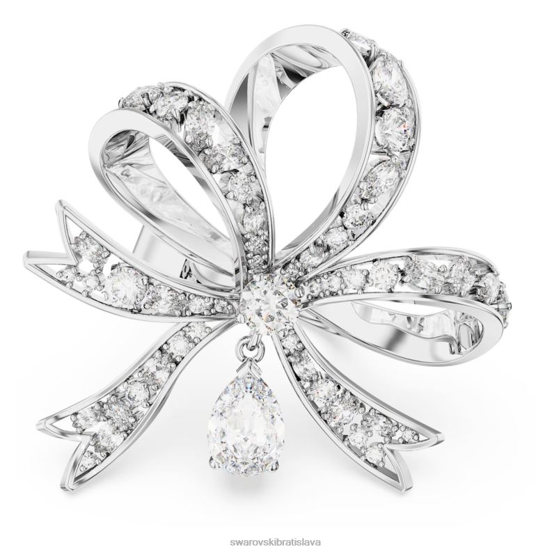 koktailovy_prsten_volta_maslicka_biela_rhodiovana_b8znt1067_swarovski_sperky.jpg koktailový prsteň volta mašlička, biela, rhodiovaná B8ZNT1067 Swarovski šperky - Image 1