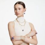kokteilový prsteň curiosa trojuholníkový strih, modrá, pozlátená B8ZNT1054 Swarovski šperky - Image 5