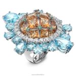 kokteilový prsteň curiosa viacfarebné, rhodiované B8ZNT1070 Swarovski šperky - Image 3