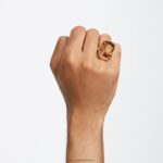 kokteilový prsteň harmonia nadrozmerný krištáľ, zlatý tón, pozlátený B8ZNT1035 Swarovski šperky - Image 6