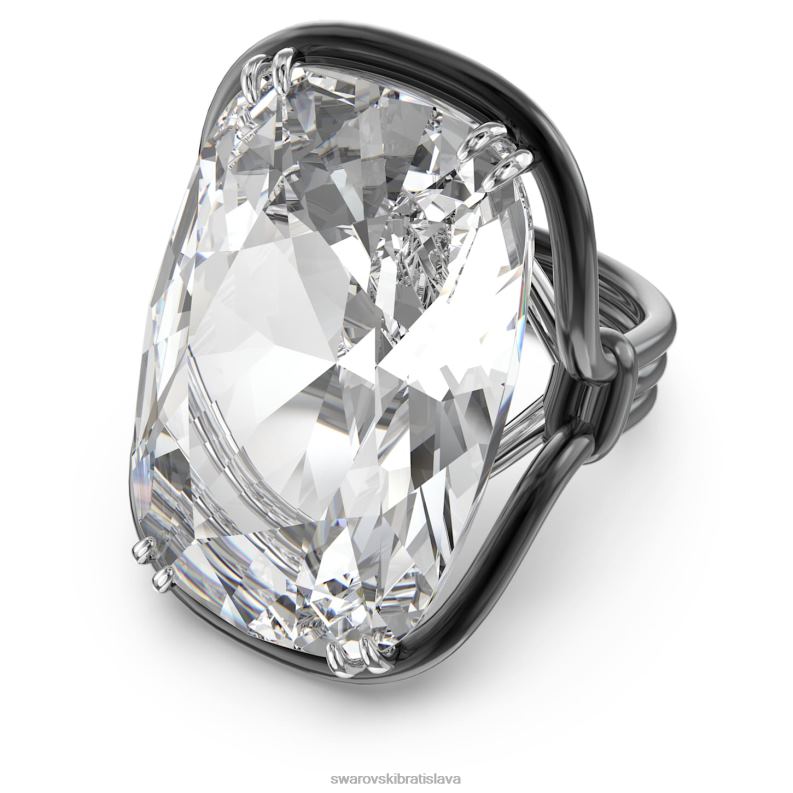 kokteilovy_prsten_harmonia_nadrozmerny_krystal_biely_povrchova_uprava_zmiesany_kov_b8znt1043_swarovski_sperky.jpg kokteilový prsteň harmonia nadrozmerný kryštál, biely, povrchová úprava zmiešaný kov B8ZNT1043 Swarovski šperky - Image 1
