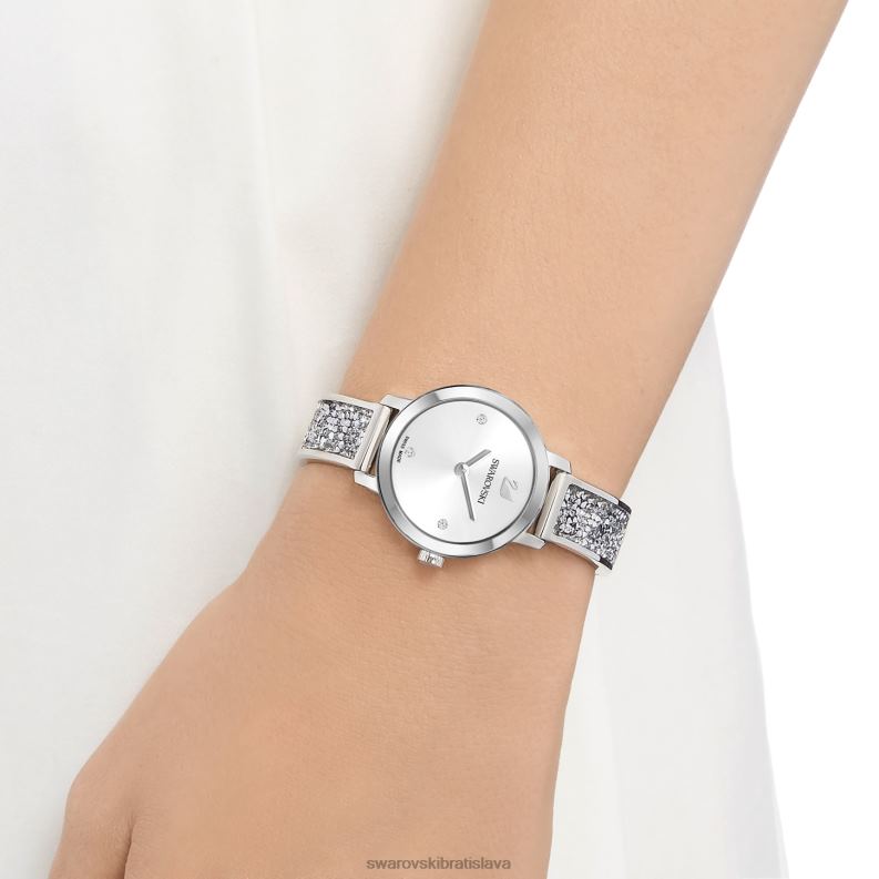 kozmické rockové hodinky švajčiarska výroba, kovový náramok, strieborný tón, nehrdzavejúca oceľ B8ZNT1240 Swarovski príslušenstvo - Image 2