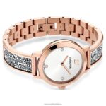 kozmické rockové hodinky švajčiarska výroba, kovový náramok, tón ružového zlata, povrchová úprava v tóne ružového zlata B8ZNT1170 Swarovski príslušenstvo - Image 4