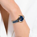 kozmické rockové hodinky švajčiarsky kovový náramok, modrý, povrchová úprava ružové zlato B8ZNT1154 Swarovski príslušenstvo - Image 2