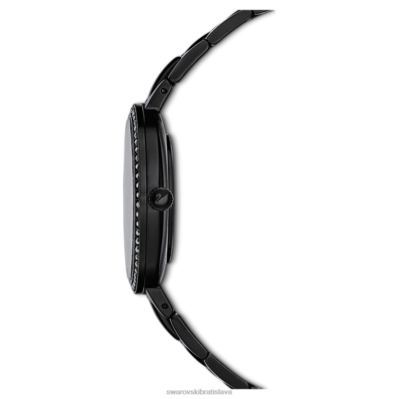 kozmopolitné hodinky švajčiarska výroba, kovový náramok, čierny, čierny povrch B8ZNT1234 Swarovski príslušenstvo - Image 3