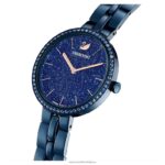kozmopolitné hodinky švajčiarska výroba, kovový náramok, modrá, modrá úprava B8ZNT1237 Swarovski príslušenstvo - Image 5