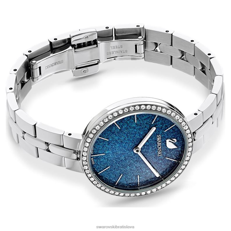 kozmopolitné hodinky švajčiarska výroba, kovový náramok, modrý, nehrdzavejúca oceľ B8ZNT1233 Swarovski príslušenstvo - Image 4