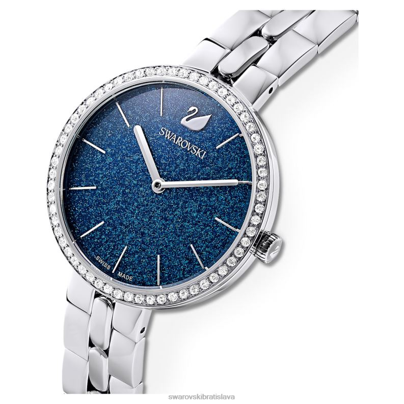 kozmopolitné hodinky švajčiarska výroba, kovový náramok, modrý, nehrdzavejúca oceľ B8ZNT1233 Swarovski príslušenstvo - Image 5