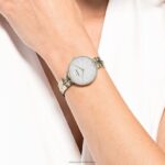 kozmopolitné hodinky švajčiarska výroba, kovový náramok, zlatý tón, šampanské zlaté prevedenie B8ZNT1140 Swarovski príslušenstvo - Image 2