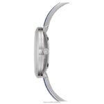 krištáľové rozkošné hodinky švajčiarska výroba, kovový náramok, modrý, nehrdzavejúca oceľ B8ZNT1222 Swarovski príslušenstvo - Image 2
