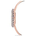 krištáľové ružové hodinky švajčiarsky kovový náramok, čierny, povrchová úprava ružové zlato B8ZNT1162 Swarovski príslušenstvo - Image 4
