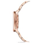 krištáľovo elegantné hodinky švajčiarsky kovový náramok, čierny, povrchová úprava ružové zlato B8ZNT1186 Swarovski príslušenstvo - Image 3
