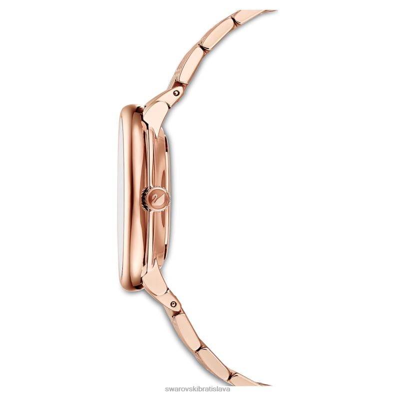 krištáľovo elegantné hodinky švajčiarsky kovový náramok, čierny, povrchová úprava ružové zlato B8ZNT1186 Swarovski príslušenstvo - Image 3