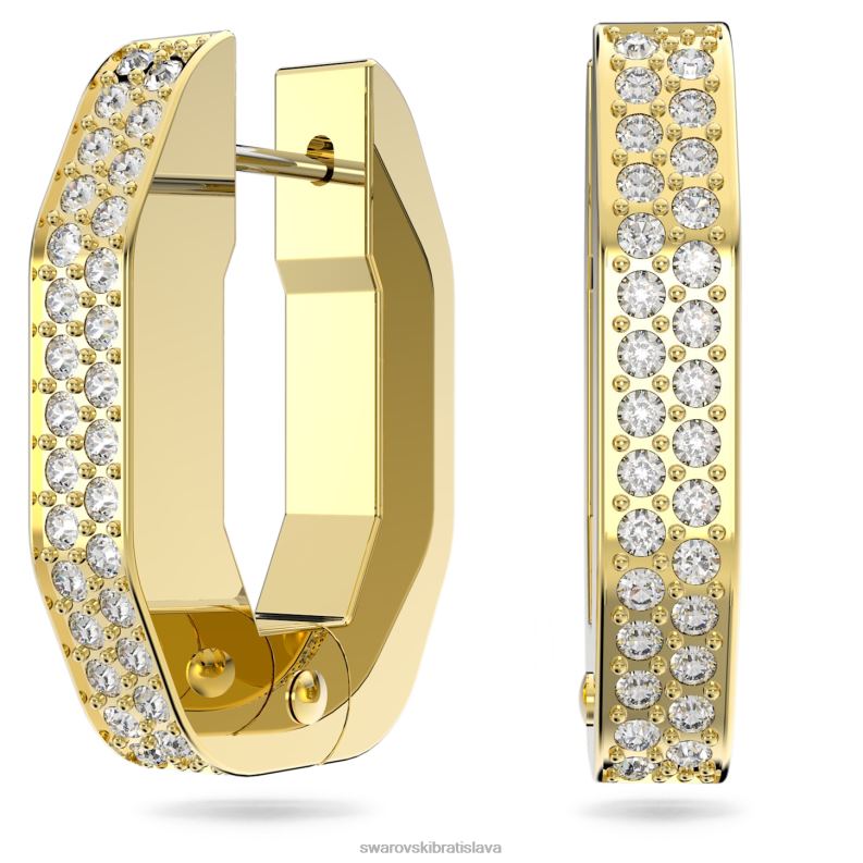 kruhove_nausnice_dextera_v_tvare_osemuholnika_biele_pozlatene_b8znt913_swarovski_sperky.jpg kruhové náušnice dextera v tvare osemuholníka, biele, pozlátené B8ZNT913 Swarovski šperky - Image 1